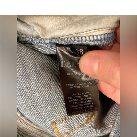BALMAIN
Moto Jeans  Limited Edition size 38 - Picture 10 of 14